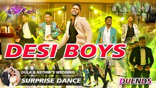 desi boys dula u0026 nethmis wedding surprise dance by duends crew 2023 december 7