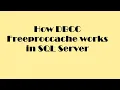 How DBCC Freeproccache works in SQL Server