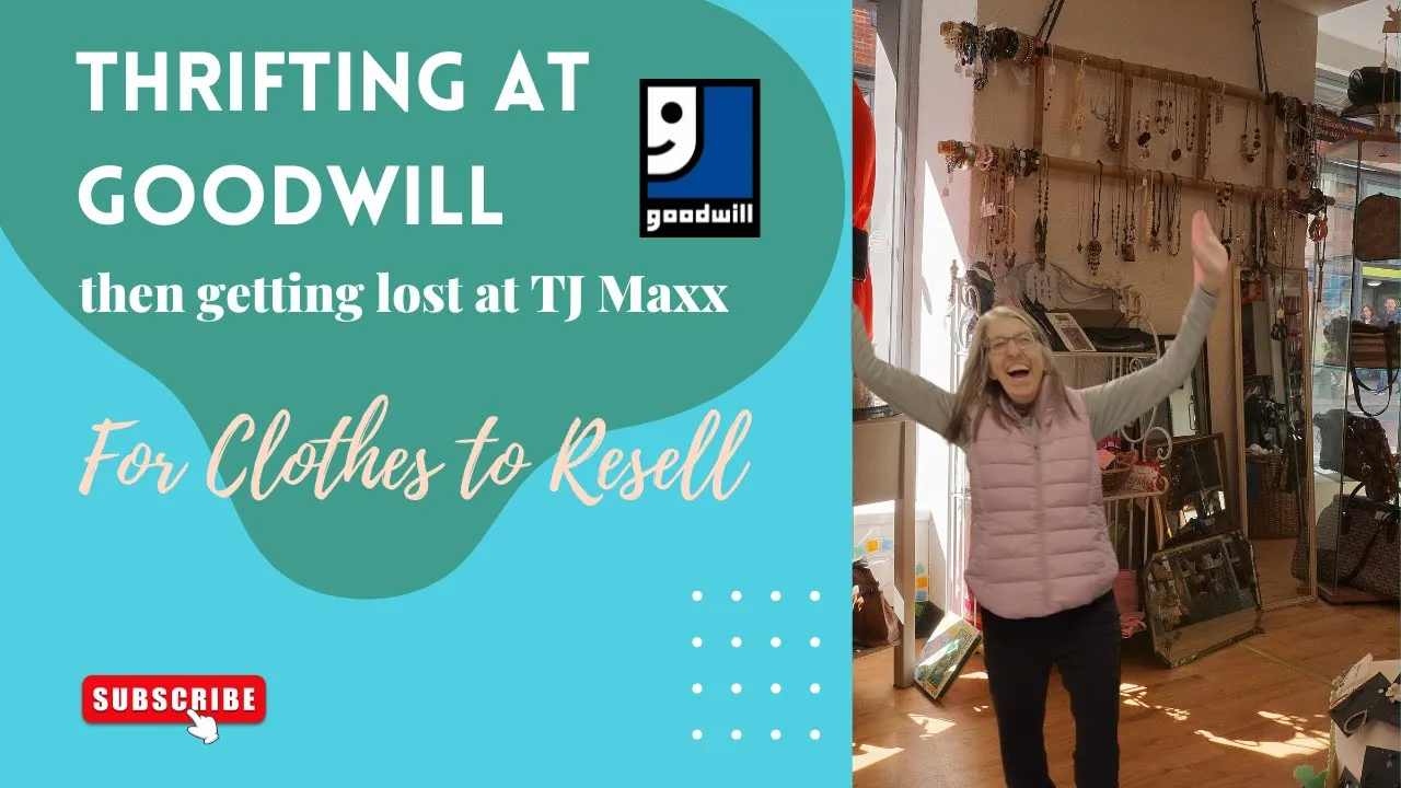 Thrift With Me at Goodwill And then get lost at TJ Maxx
