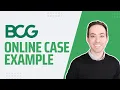 BCG Online Case Assessment Chatbot Casey Solved by Ex-BCG Consultant