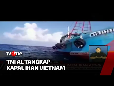 TNI AL Tangkap Tiga Kapal Pencuri Ikan Berbendera Vietnam