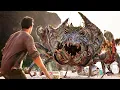 Survivors VS The Giant HellCrab | Love and Monsters | CLIP
