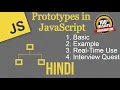 JavaScript prototype in Hindi Examples Interview Questions