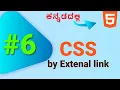 External CSS in HTML Best Practices for Web Design Lesson 6