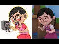 Download Lagu Lompat Si Katak Lompat Upin Ipin Drawing Meme video | Upin \u0026 Ipin Kartun Lucu part 1