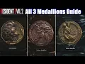 RE2 How To Get 3 Medallions Lion Unicorn Mermaid - Resident Evil 2 Remake PS4 Pro