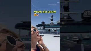 Top Gun in Miami 🤩🚀 #fighterjet #airshow