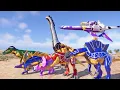 Lagu New! Power Rangers Dino Super Charge Zords Battle and Rampage in Jurassic World