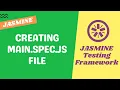 35 Implement main js spec file create all the available specs for the functions - Jasmine Testing