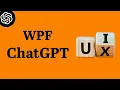 ChatGPT UI in WPF