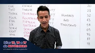 Não confunda! ESSA é pronúncia dos Numerais Campainha.