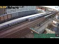The full Metra UPW morning rush on the oak park Railcam 26