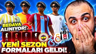 YENİ SEZON SÜPER LİG FORMALARI GELDİ!! FB, GS, BJK, TS BEDAVAYA ALDIK! 😱 - PUBG Mobile