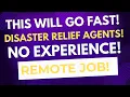Senture Has A Disaster Relief Agent Remote Job No Degree Or Experience Is Required