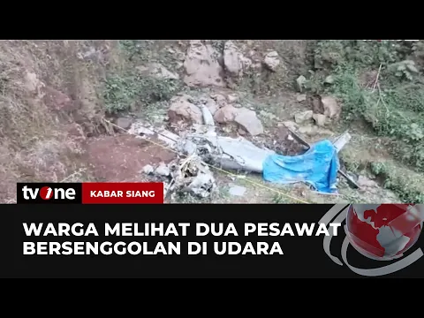 Warga Melihat Dua Pesawat TNI AU Bersenggolan dan Jatuh di Pasuruan