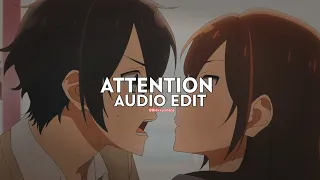 Attention Charlie Puth Edit Audio 