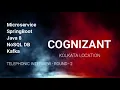 SELECTED COGNIZANT Java microservice spring boot real time interview Round 2