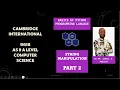 PART 4 B CAIE 9618 A Level COMPUTER SCIENCE BASICS OF PYTHON PROGRAMMING STRING MANIPULATION
