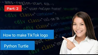 Python Turtle - TikTok logo tutorial
