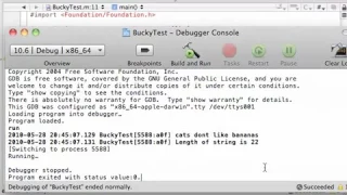 Objective C Programming Tutorial 53 String Objects YouTube