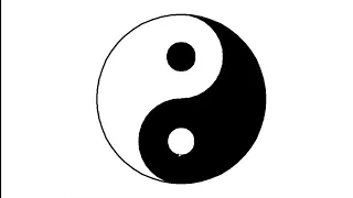 DRAWING OF YIN YANG SYMBOL USING PYTHON DRAWING VIBES