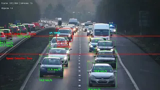 AI Vehicle Speed Detection License Plate Recognition Final Year Python Project YOLOv8 OpenCV