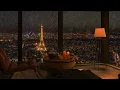 Download Lagu Fall Asleep Instantly with Calming Rain Sounds🎧Cozy Paris Bedroom With View Of The Eiffel Tower
