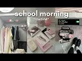 grwm SCHOOL MORNING ROUTINE realistic