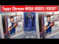 NBA Topps Chrome 2025 MEGA Boxes FIXED BLUE X-Fractors