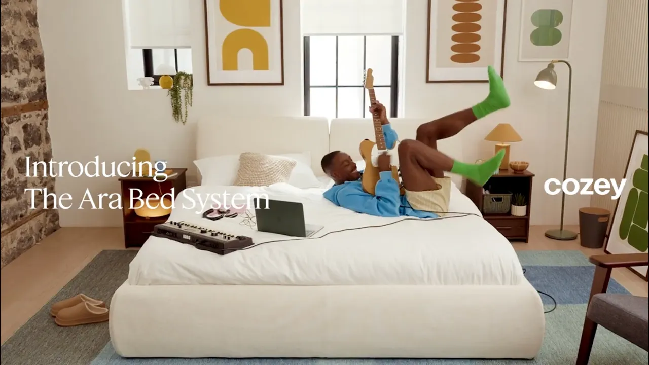 Cozey — Cozey Ara Bed System - Customizable Bedroom Furniture (YouTube video ad)