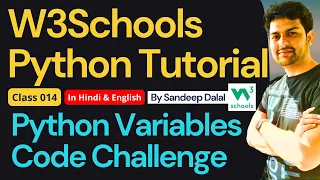 W3Schools Python W3Schools Python Tutorial Class 014 Python Variables Code Challenge