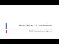 2 Memory Allocation in Data Structures CSC211 - Data Structures and Algorithms