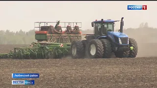 Омские аграрии начали посевную в Любинском районе