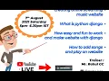 Create your own Online Music Streaming Website using Python Django Python Django Tutorials