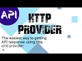 Integrating API into flutter app using http provider package The easiest way Flutter-BlackShadow
