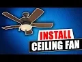 How to install a Harbor Breeze Ceiling Fan from Lowes