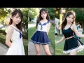 4K Aiart Stewardess JK Girl Uniform Beauty College Girl Asia Girl Ai LOOKBOOK
