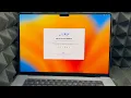A message with a verification code has been sent to your other devices MacBook Pro M2 Set Up