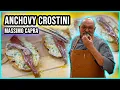 Anchovy Garlic Crostini Massimo Capra s Quick Italian Antipasto
