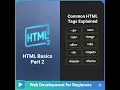 HTML Basics Part 2 Common HTML Tags Explained Web Development for Beginners BugToBoss007