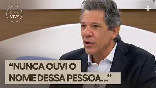 Haddad critica queda na educação em SP e nega relação com Roberta Luchsinger