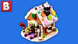 Lego Seasonal Holiday Gingerbread House Set 40139 | Unbox Build Time Lapse Review