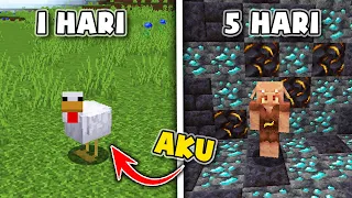 Download SETIAP BANGUN TIDUR TUBUHKU BERUBAH❗️❗️ 100 Hari Minecraft #1 MP3