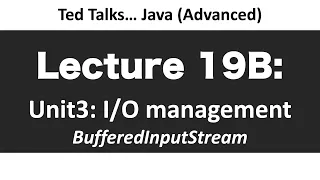 CSCI2120 - Lecture 19B Unit3-IO
