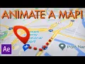 How to Animate a Map In After Effects