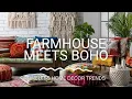 Vintage Boho Meets Farmhouse Rustic Cozy Home Decor Ideas for Timeless Style