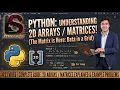 Python 2D Arrays Nested Lists Explained IGCSE Computer Science Two-Dimensional 2D Arrays