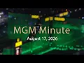 MGM Minute Aug 17 2026 MGM Resorts