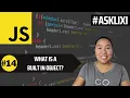 Chapter 14 Javascript Tutorial - What is a Built-in-Object What is a Built-in-Method
