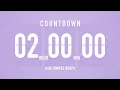 2 Hour Countdown Timer Flip Clock with Bell Alerts